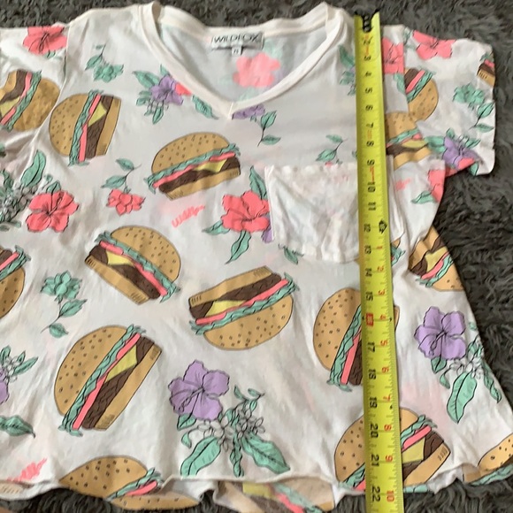 Wildfox hamburger Barbie tee tshirt women’s Xsmall - Picture 7 of 11